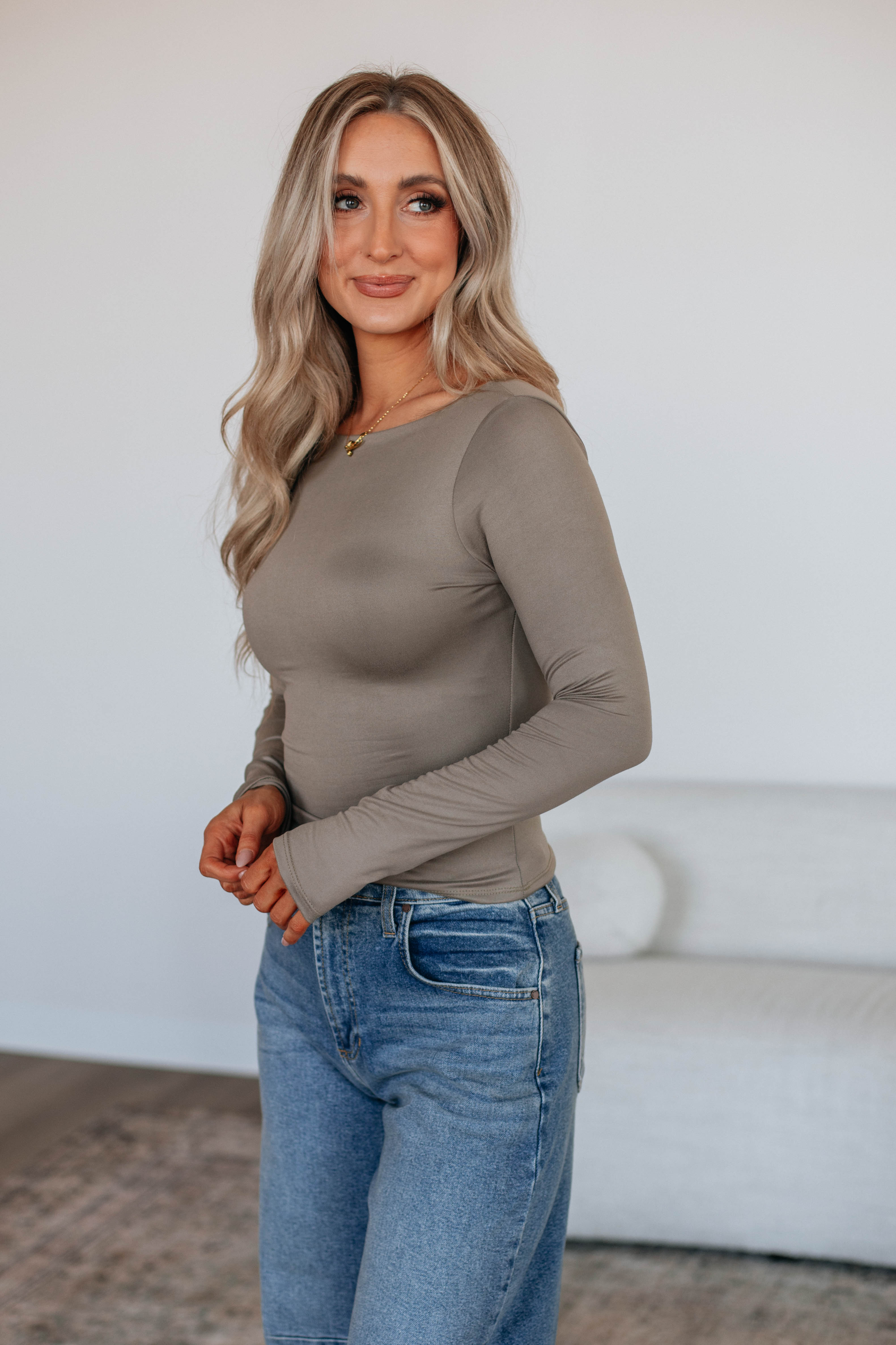 Ronin Long Sleeve Top - Mushroom