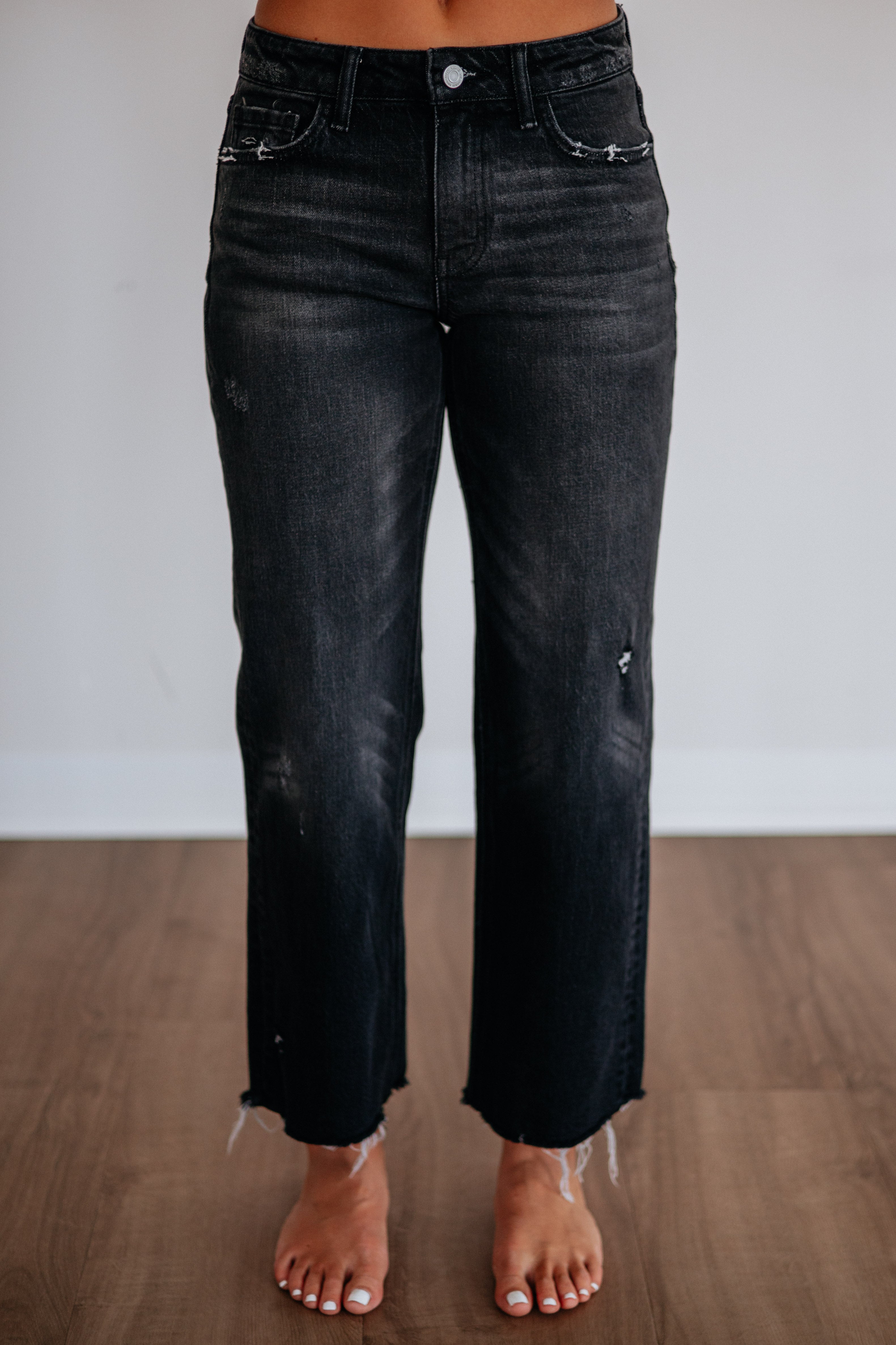 Aileeah Vervet Jeans - Vintage Black