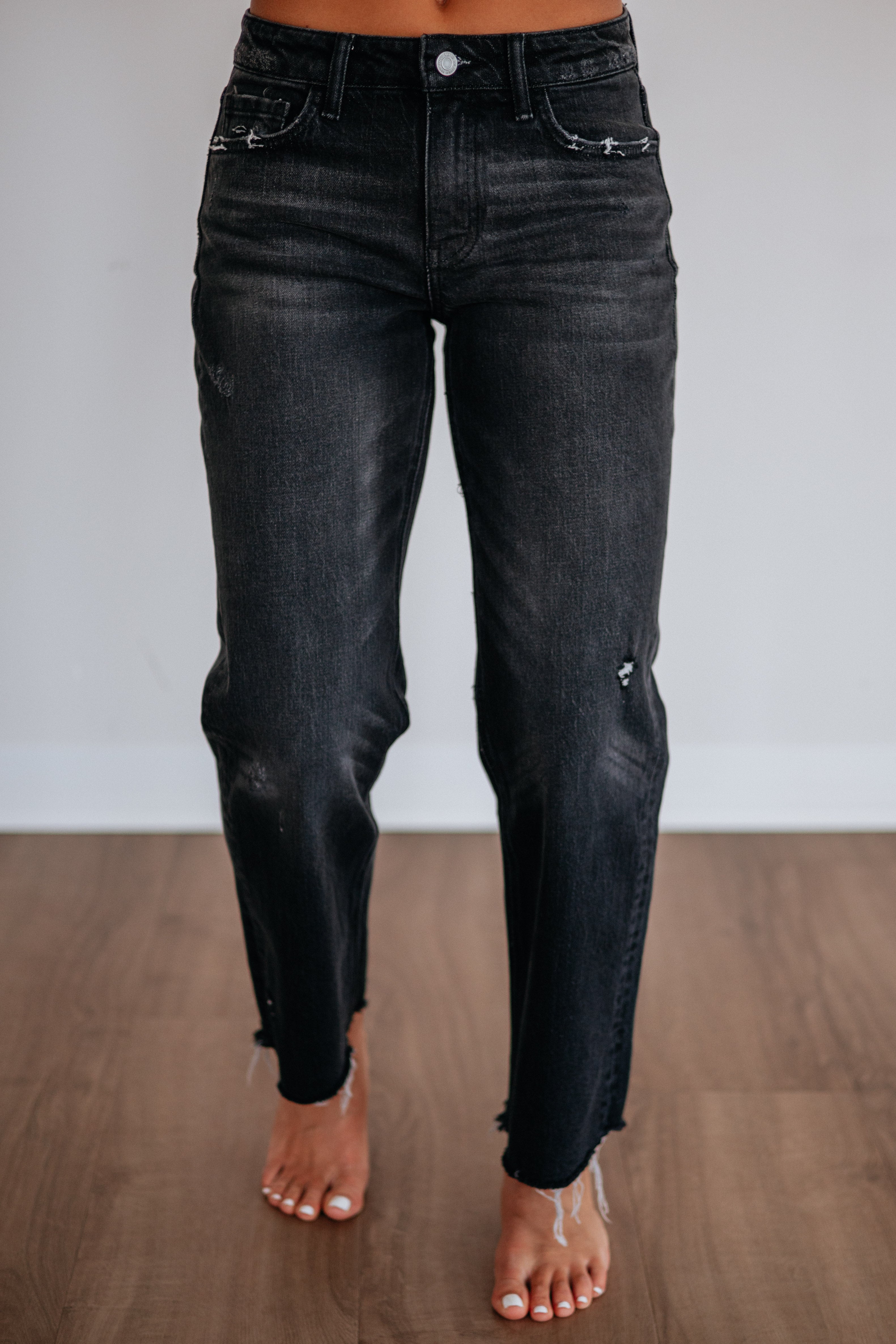 Aileeah Vervet Jeans - Vintage Black