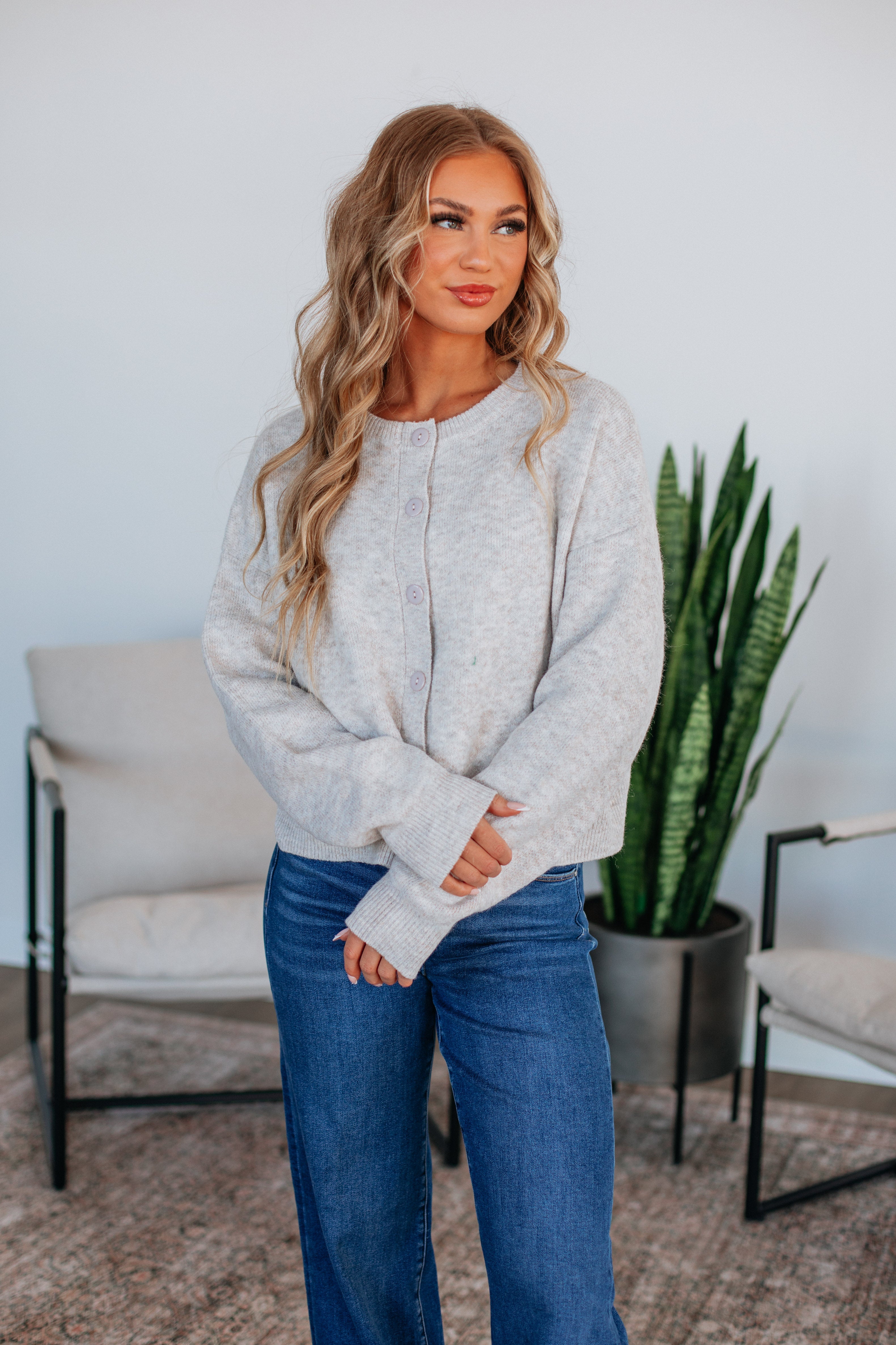 Kassi Cardigan - Oatmeal