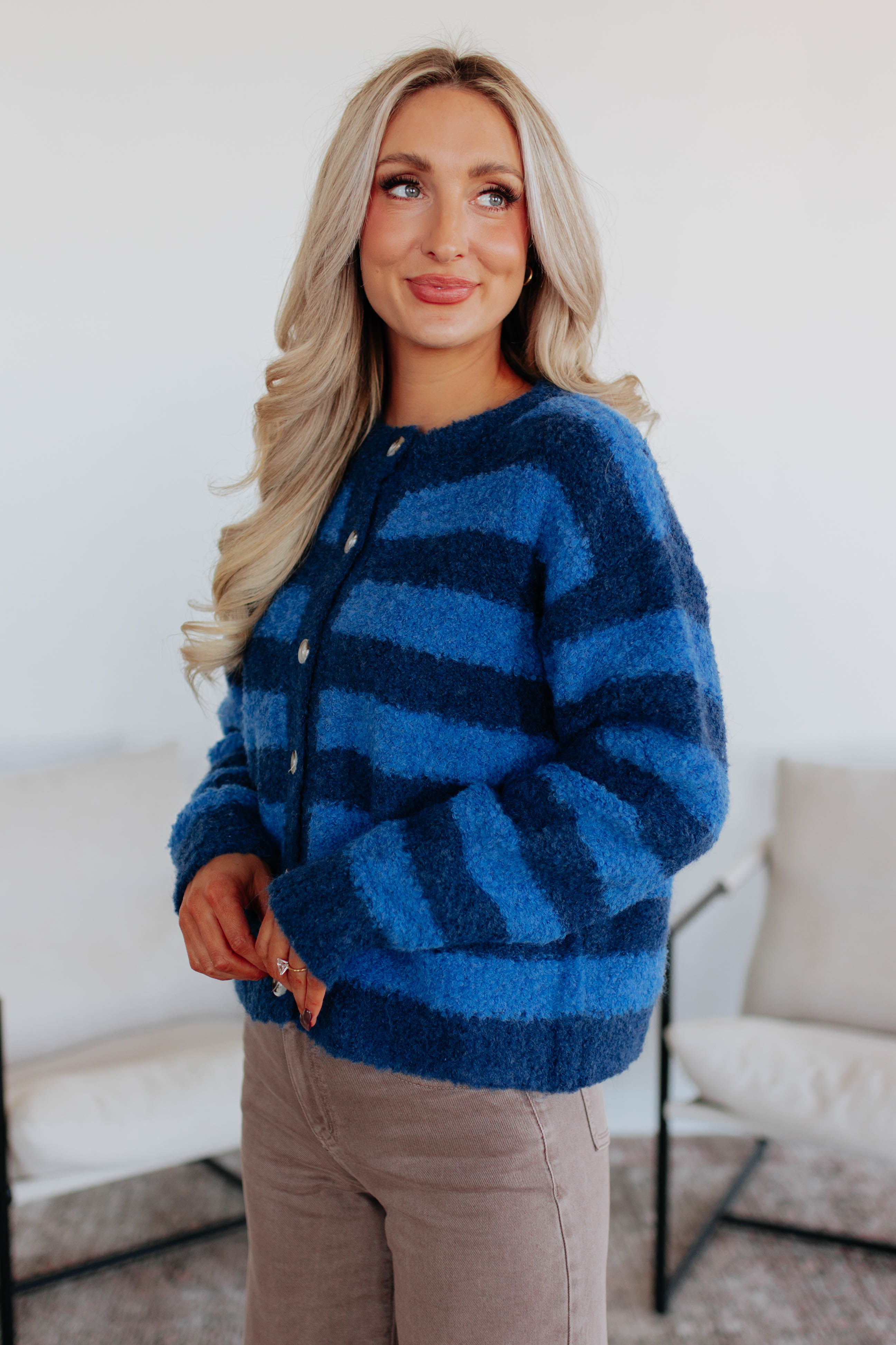 Brianna Striped Cardigan