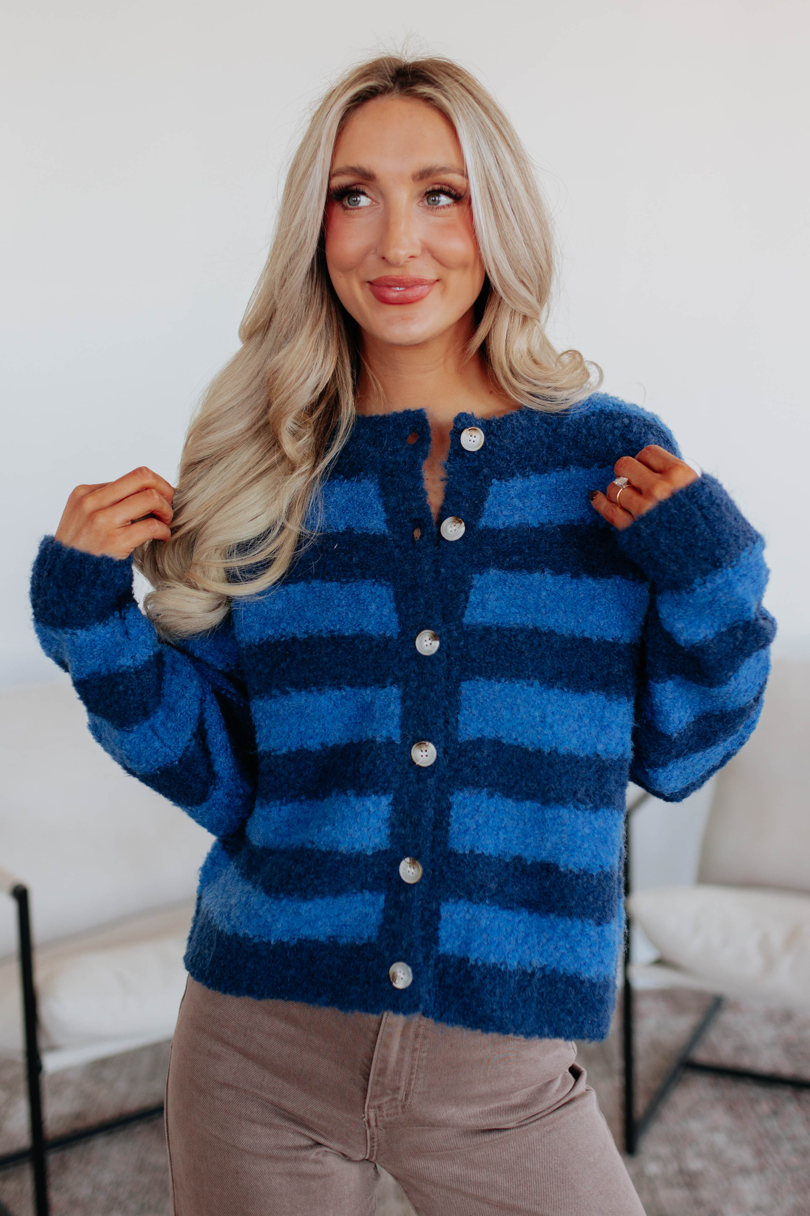 Brianna Striped Cardigan