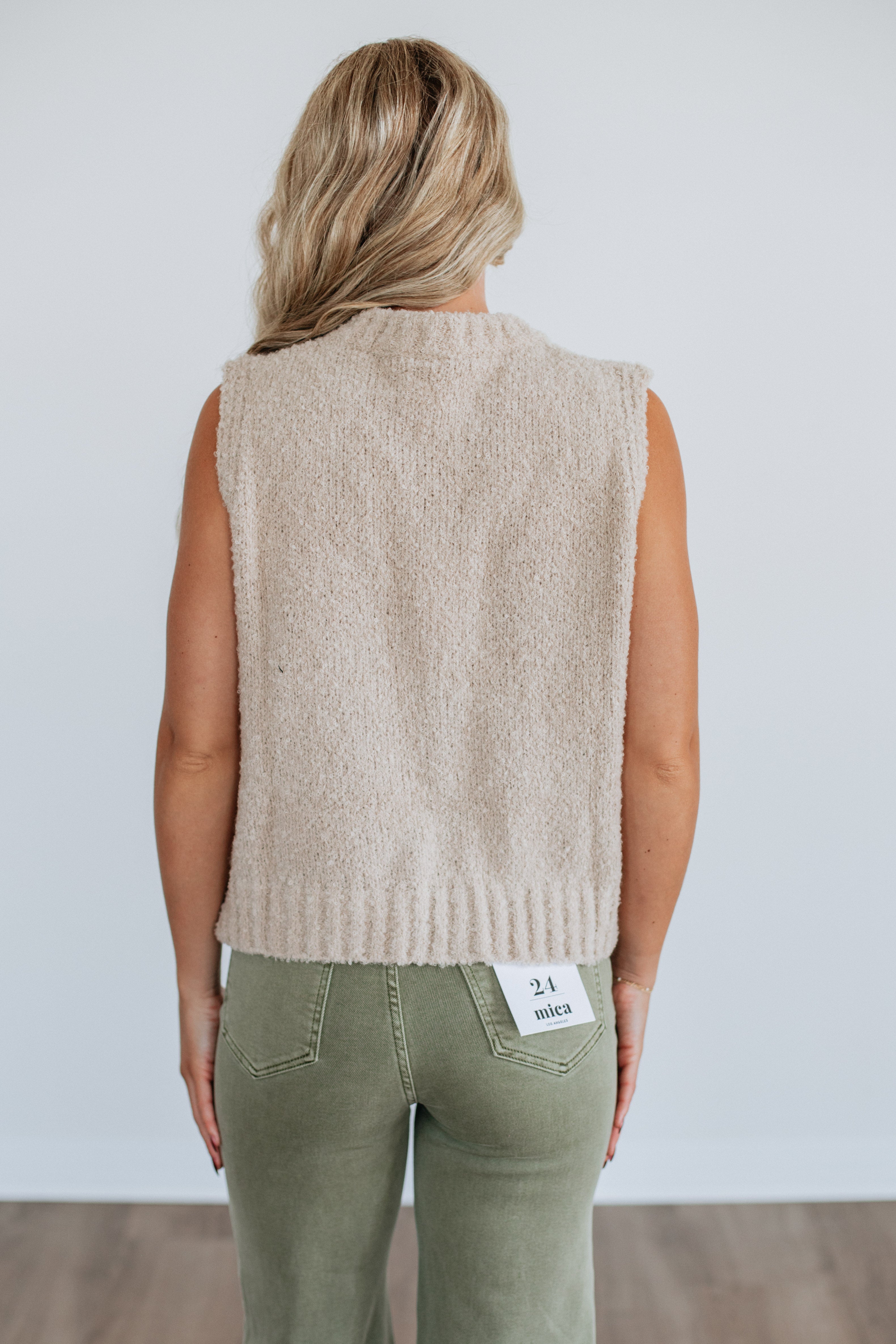 Lyndon Sweater Vest - Natural