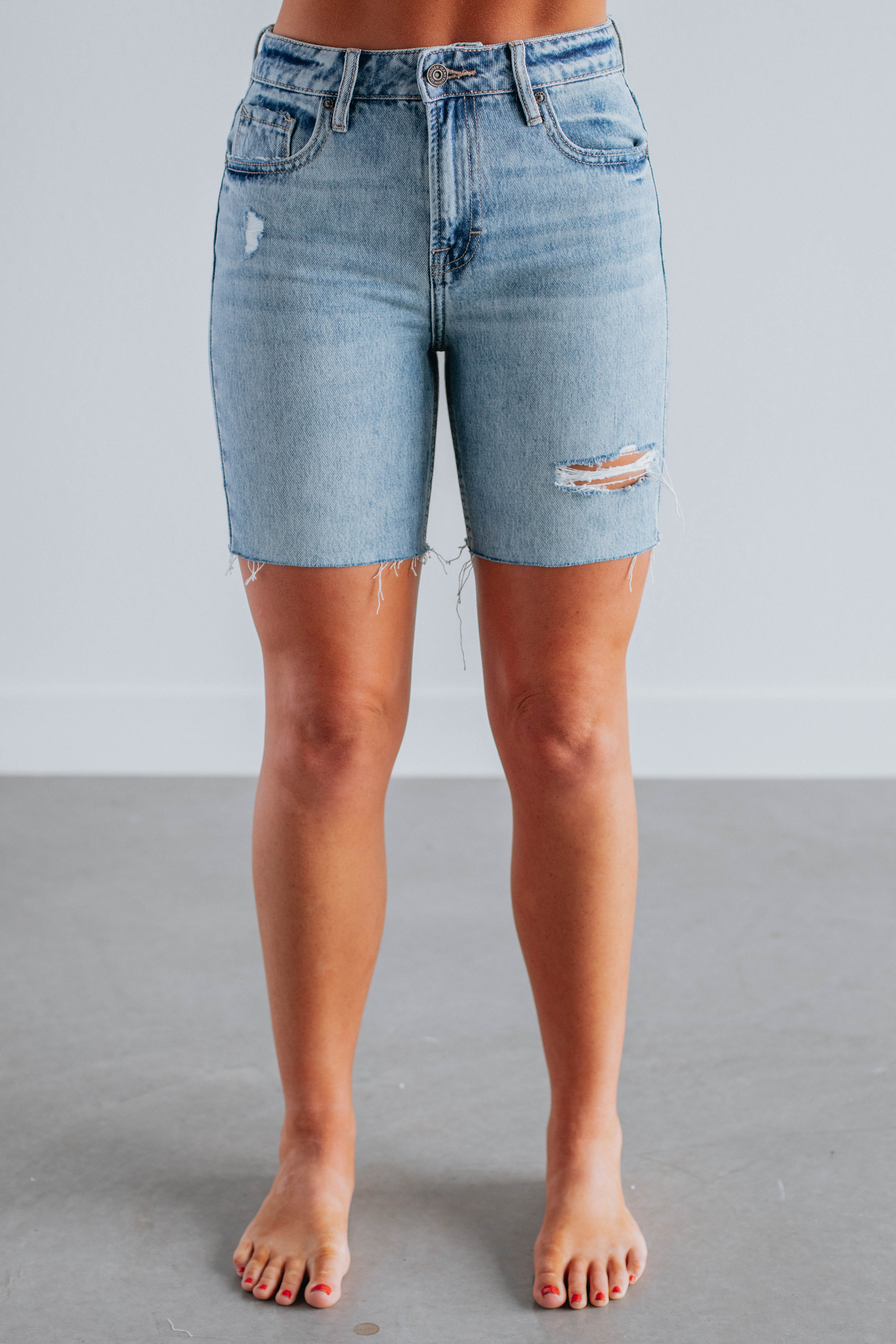 Marlin Hidden Shorts - Medium Wash