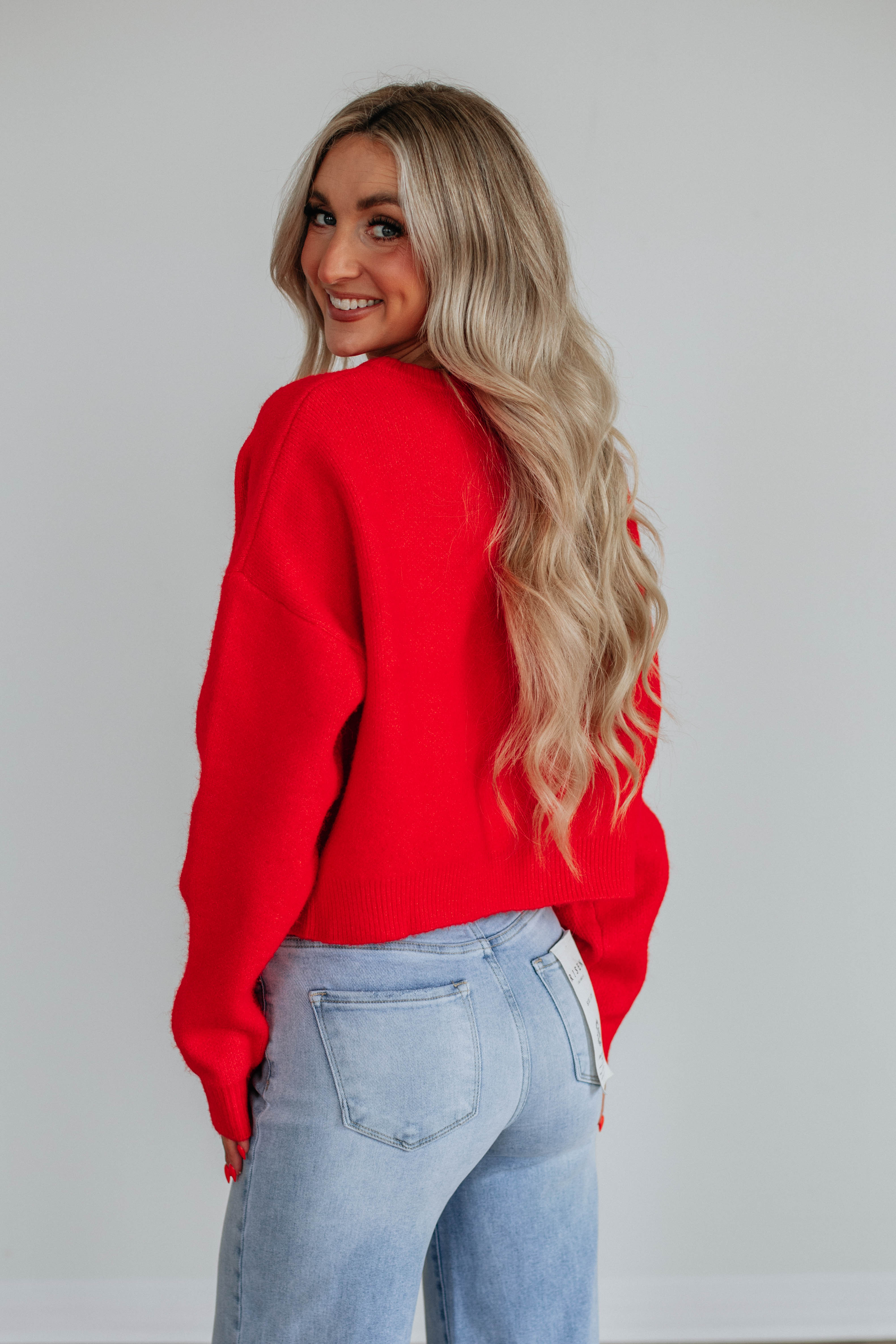 Kassi Cardigan - Cherry
