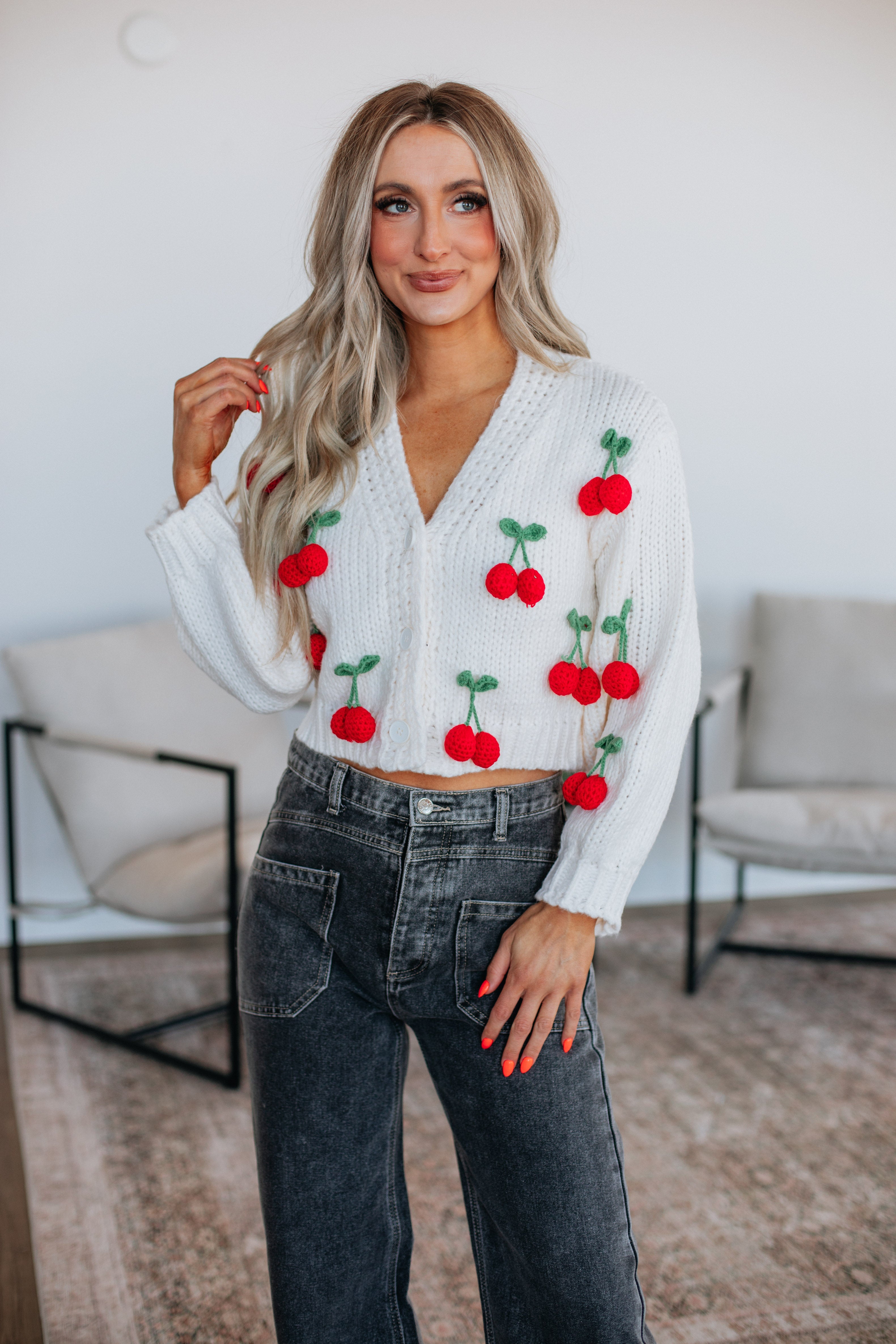 Very Cherry Cardigan