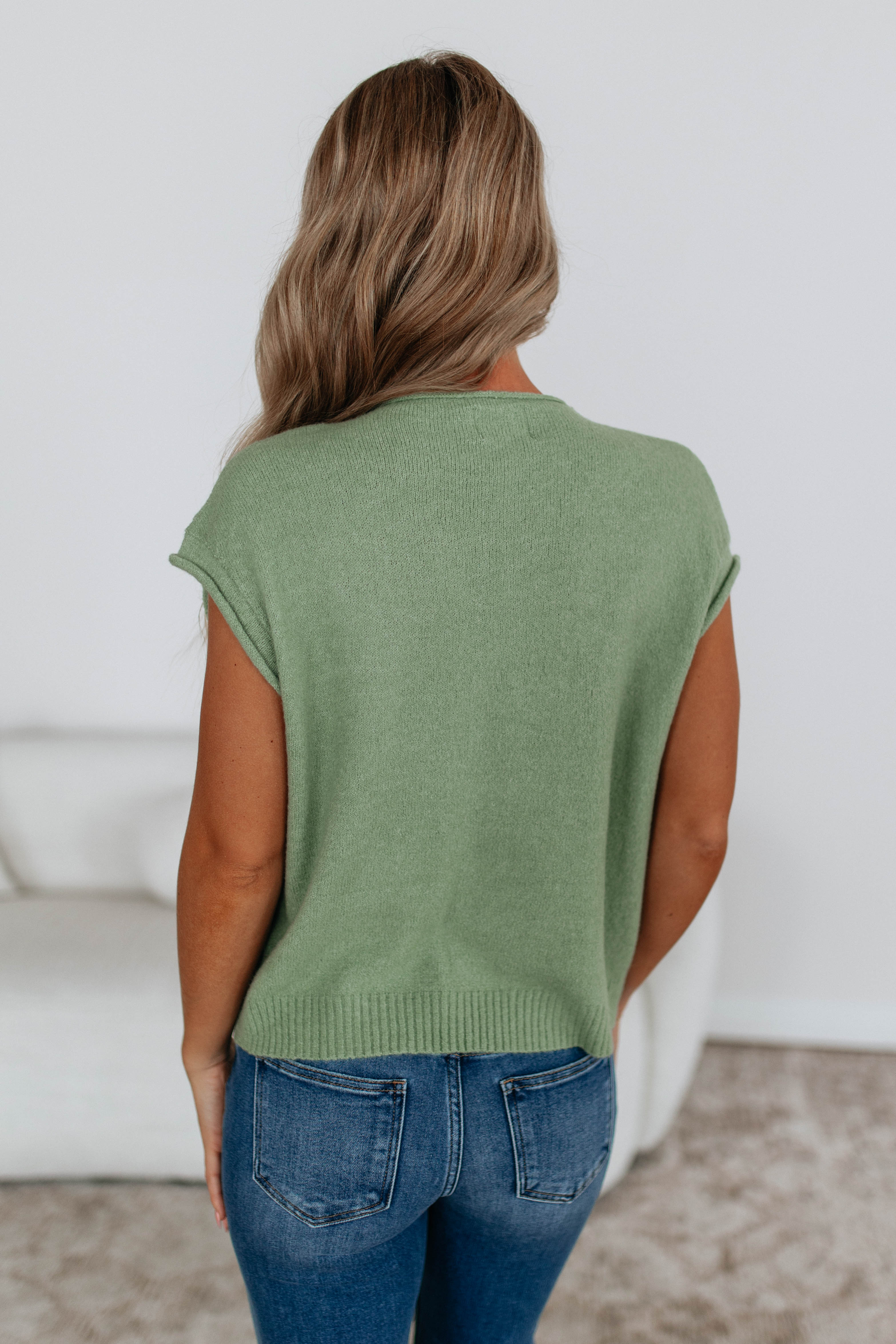 Camry Cardigan Top - Matcha