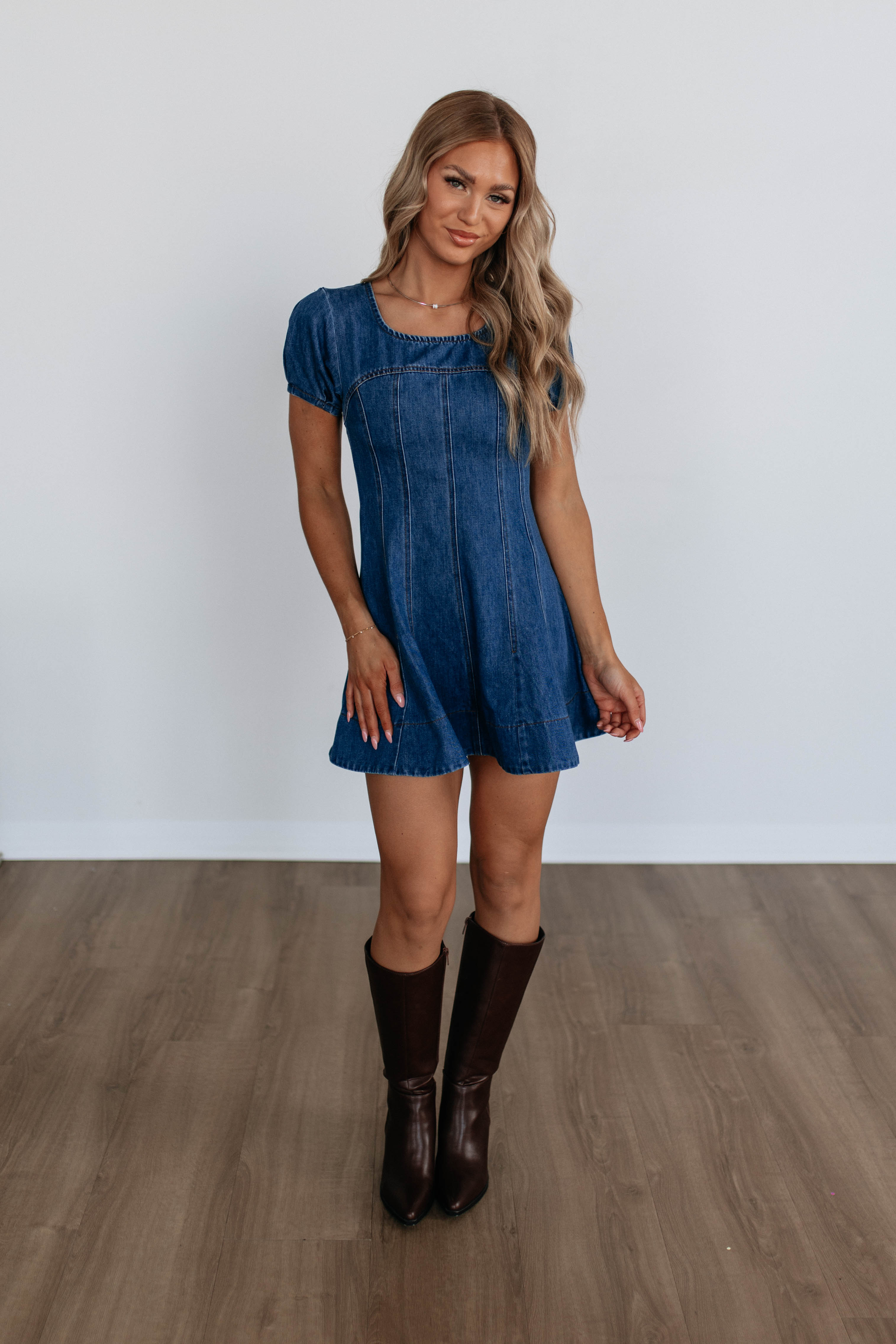 Ainsley Denim Dress