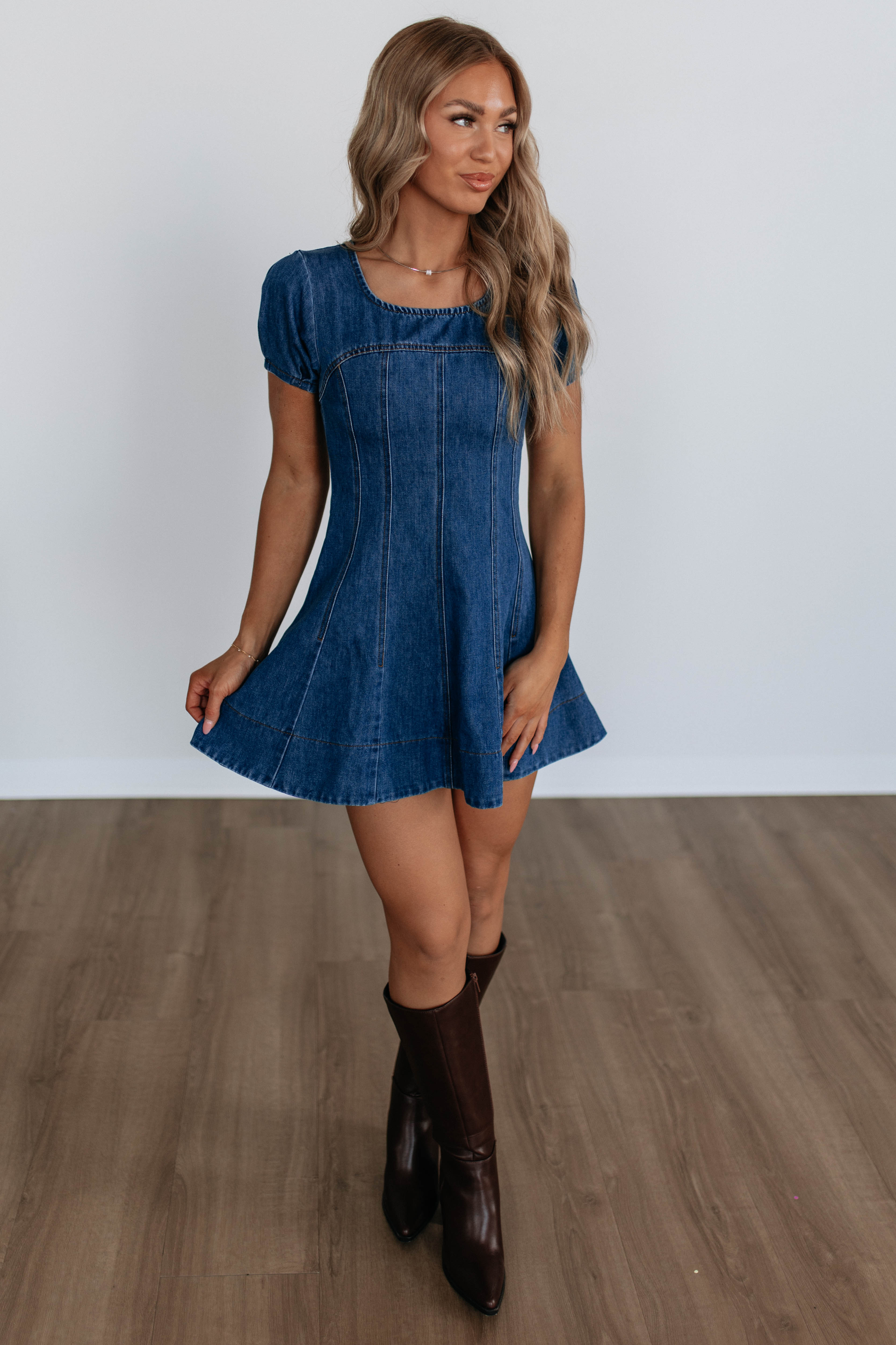 Ainsley Denim Dress