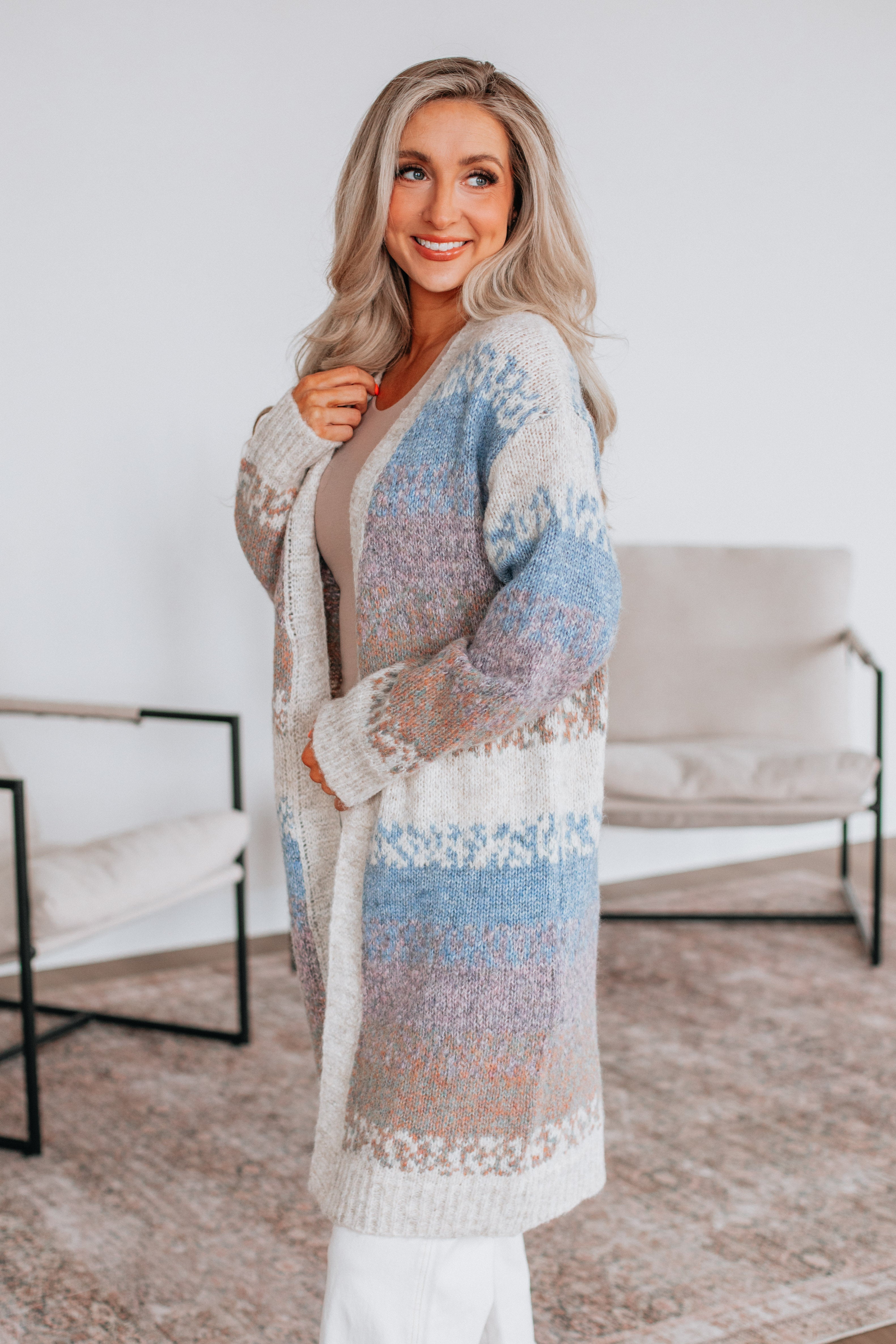 Cosima Colorblock Cardigan